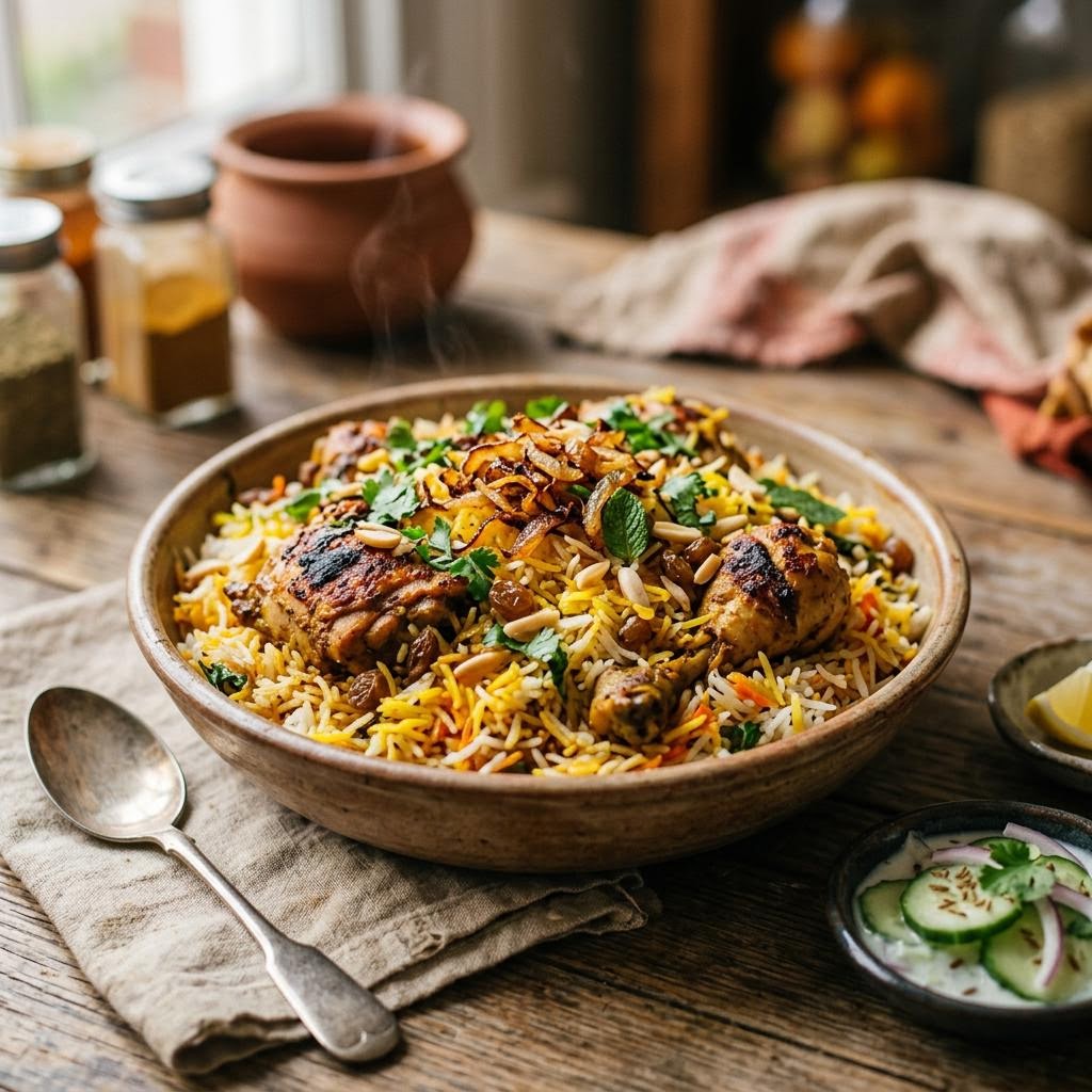 Chicken biryani