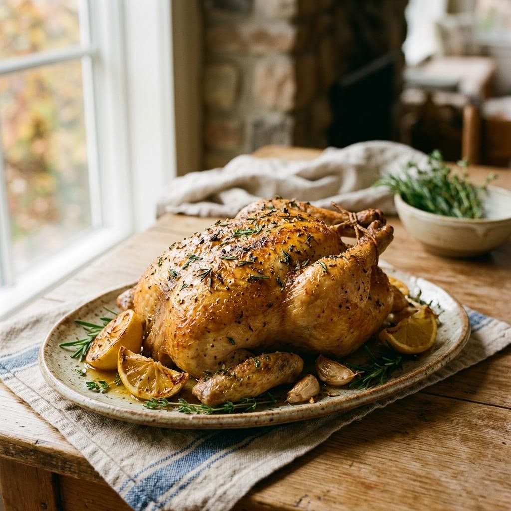 Roasted chicken